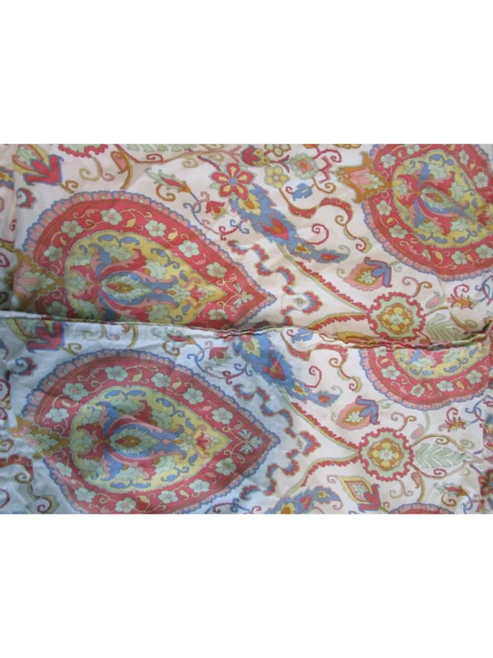 Vintage Lauren Ralph Lauren Cotton Paisley Floral Standard Pillow Sham Multicolo